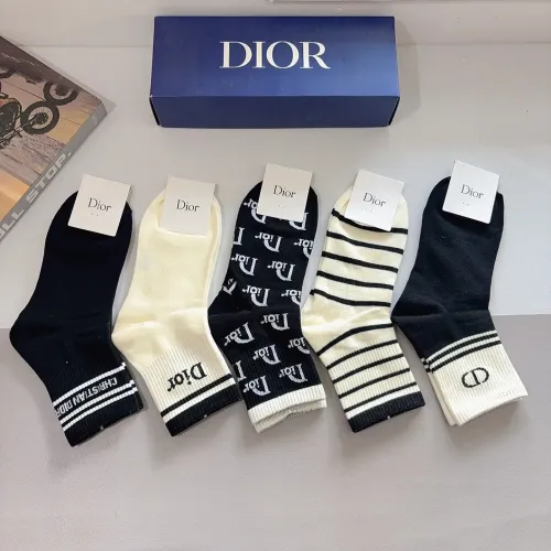 Replica Christian Dior Socks #1414831 $27.00 USD for Wholesale