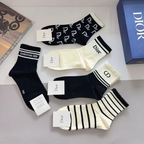 Replica Christian Dior Socks #1414831 $27.00 USD for Wholesale
