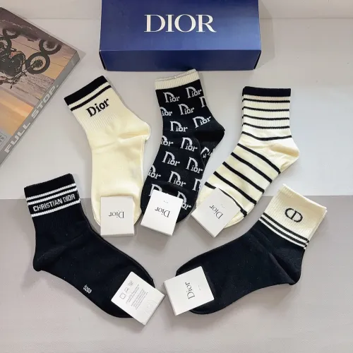 Replica Christian Dior Socks #1414831 $27.00 USD for Wholesale
