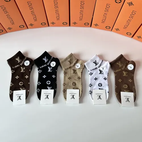 Louis Vuitton LV Socks #1414843 $27.00 USD, Wholesale Replica Louis Vuitton LV Socks
