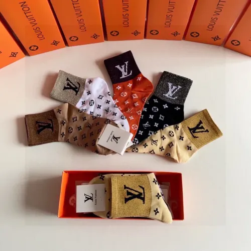 Replica Louis Vuitton LV Socks #1414844 $27.00 USD for Wholesale