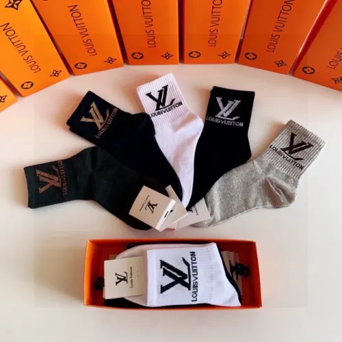 Replica Louis Vuitton LV Socks #1414847 $27.00 USD for Wholesale