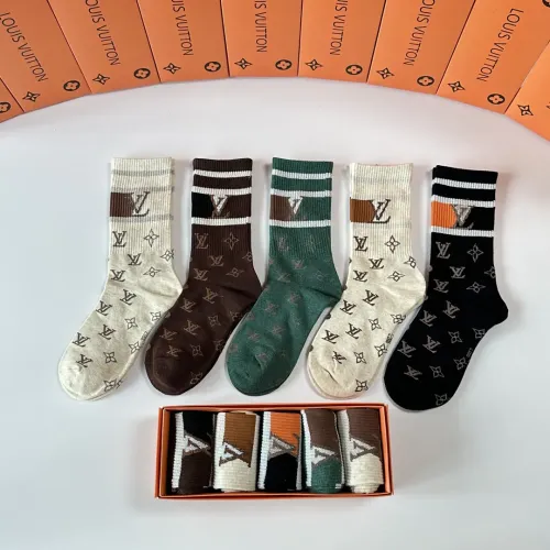 Louis Vuitton LV Socks #1414848 $29.00 USD, Wholesale Replica Louis Vuitton LV Socks
