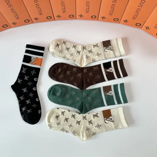 Replica Louis Vuitton LV Socks #1414848 $29.00 USD for Wholesale