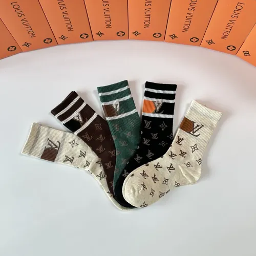 Replica Louis Vuitton LV Socks #1414848 $29.00 USD for Wholesale