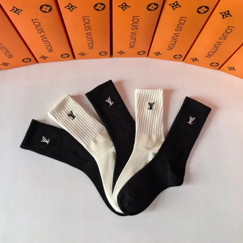Replica Louis Vuitton LV Socks #1414850 $29.00 USD for Wholesale