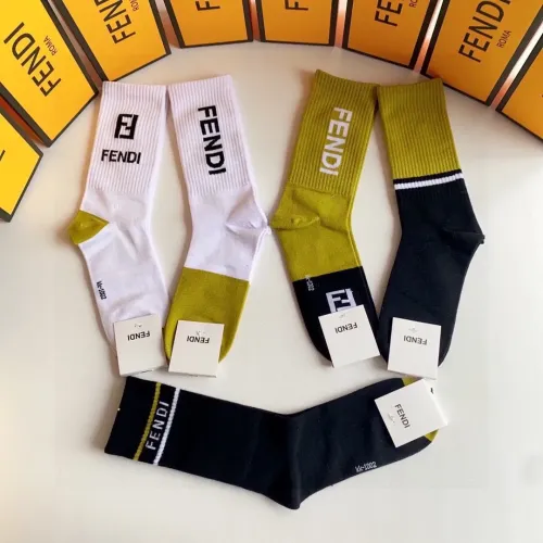 Replica Fendi Socks #1414862 $29.00 USD for Wholesale
