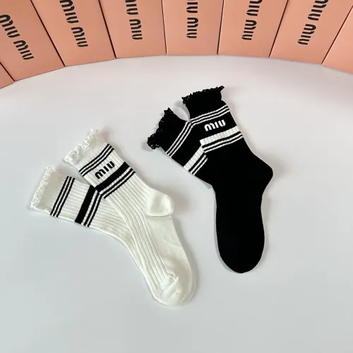 Replica MIU MIU Socks #1414868 $29.00 USD for Wholesale