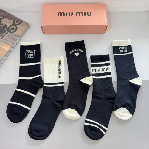 Replica MIU MIU Socks #1414871 $29.00 USD for Wholesale