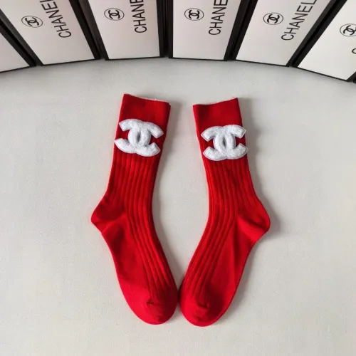 Replica Chanel Socks #1414872 $29.00 USD for Wholesale