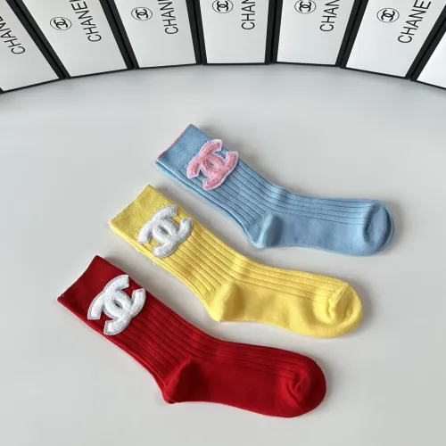 Replica Chanel Socks #1414874 $32.00 USD for Wholesale