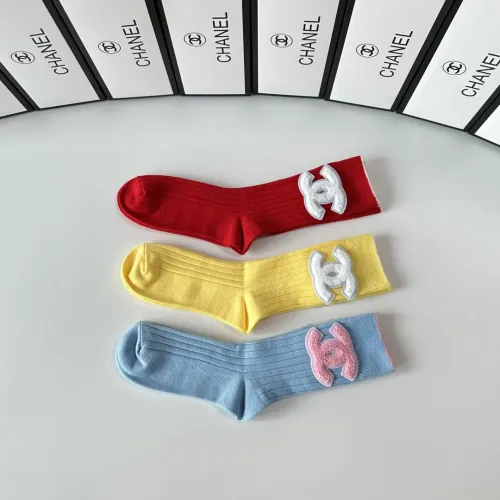 Replica Chanel Socks #1414874 $32.00 USD for Wholesale