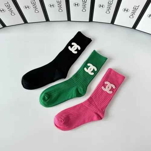 Replica Chanel Socks #1414876 $32.00 USD for Wholesale