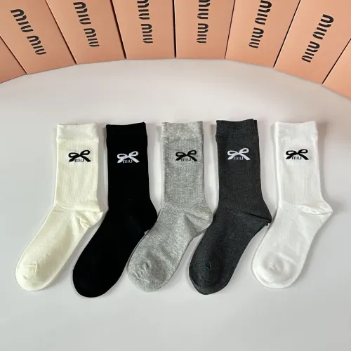 Replica MIU MIU Socks #1414880 $29.00 USD for Wholesale
