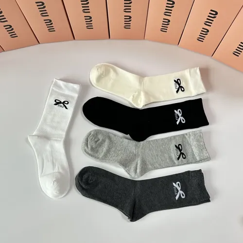 Replica MIU MIU Socks #1414880 $29.00 USD for Wholesale