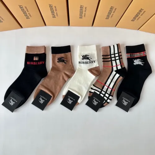 Replica Burberry Socks #1414883 $27.00 USD for Wholesale