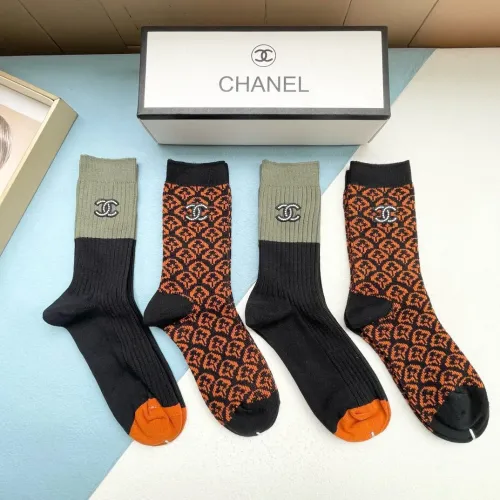 Replica Chanel Socks #1414970 $32.00 USD for Wholesale