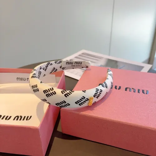 Replica MIU MIU Headband For Women #1415044 $27.00 USD for Wholesale