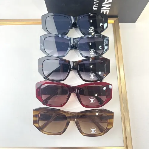 Replica Chanel AAA Quality Sunglasses #1415714 $60.00 USD for Wholesale