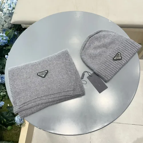Replica Prada Hat and Scarf Set #1415789 $64.00 USD for Wholesale