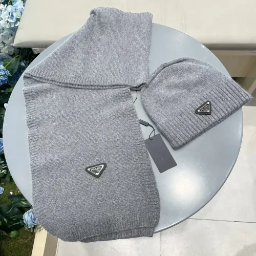 Replica Prada Hat and Scarf Set #1415789 $64.00 USD for Wholesale