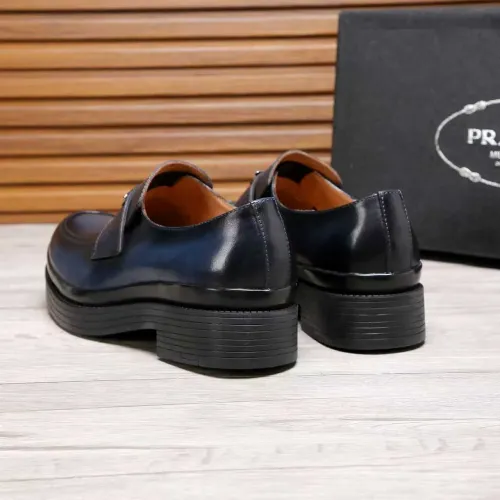 Replica Prada Leather Shoes For Men #1416118 $100.00 USD for Wholesale