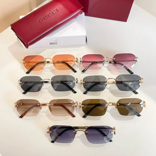 Replica Gucci AAA Quality Sunglasses #1416369 $64.00 USD for Wholesale