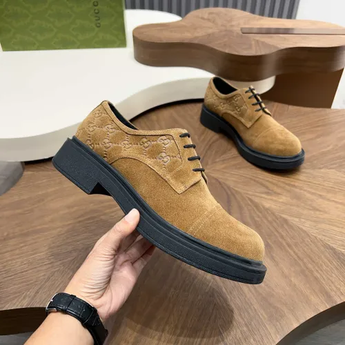 Replica Gucci Oxfords Shoes For Men #1416393 $132.00 USD for Wholesale