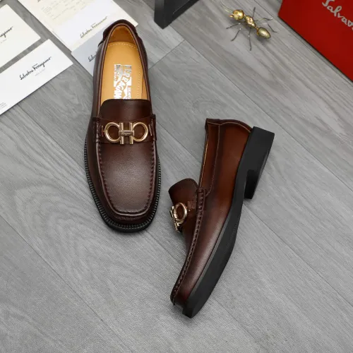 Salvatore Ferragamo Leather Shoes For Men #1416447