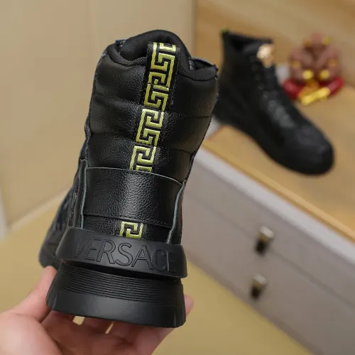Replica Versace High Tops Shoes For Men #1416495 $85.00 USD for Wholesale