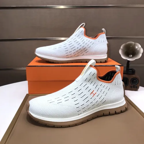Replica Hermes Casual Shoes For Men #1416508 $85.00 USD for Wholesale
