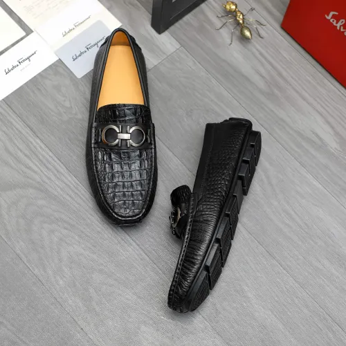 Salvatore Ferragamo Leather Shoes For Men #1416524 $76.00 USD, Wholesale Replica Salvatore Ferragamo Leather Shoes