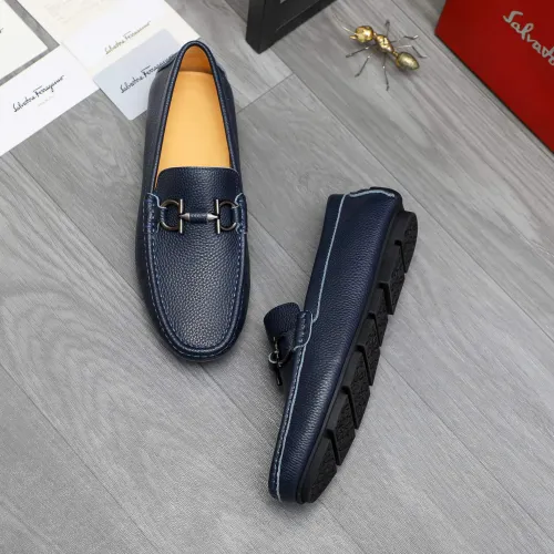 Salvatore Ferragamo Leather Shoes For Men #1416528