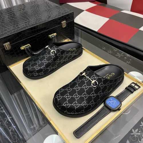 Replica Gucci Slippers For Men #1416708 $85.00 USD for Wholesale