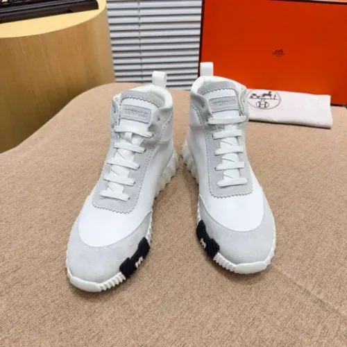 Replica Hermes High Tops Shoes For Men #1416996 $80.00 USD for Wholesale
