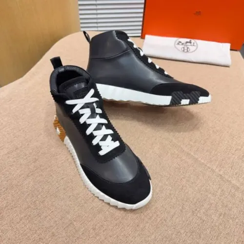 Replica Hermes High Tops Shoes For Men #1416999 $80.00 USD for Wholesale