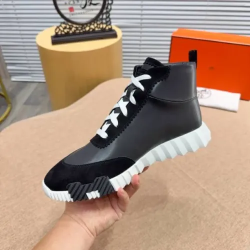 Replica Hermes High Tops Shoes For Men #1416999 $80.00 USD for Wholesale