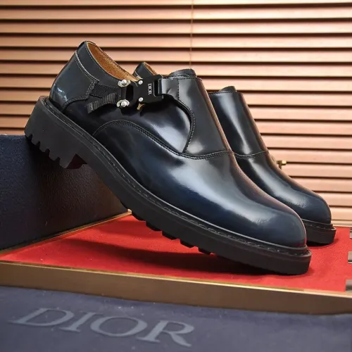 Replica Christian Dior Leather Shoes For Men #1417127 $105.00 USD for Wholesale