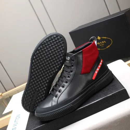 Replica Prada High Top Shoes For Men #1417145 $85.00 USD for Wholesale