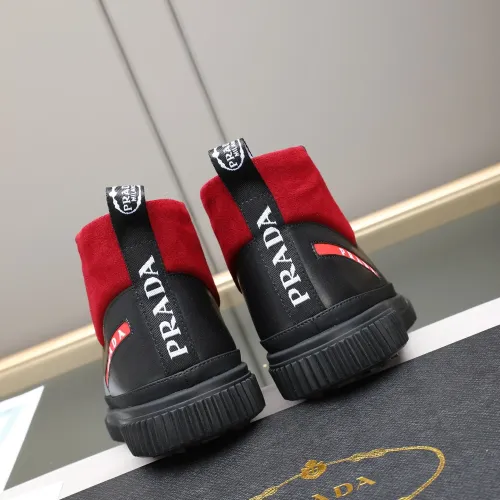 Replica Prada High Top Shoes For Men #1417145 $85.00 USD for Wholesale