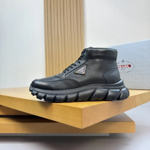 Replica Prada Boots For Men #1417147 $145.00 USD for Wholesale