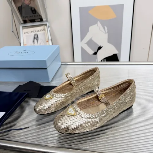 Prada Flat Shoes For Women #1417567 $140.00 USD, Wholesale Replica Prada Flat Shoes