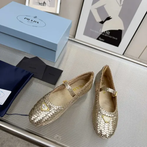 Replica Prada Flat Shoes For Women #1417567 $140.00 USD for Wholesale