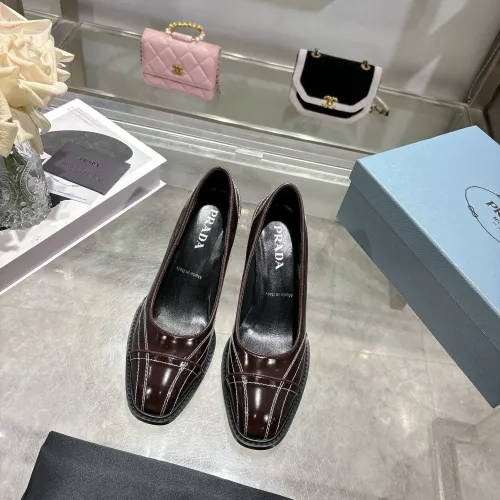 Replica Prada High-heeled Shoes For Women #1417579 $105.00 USD for Wholesale