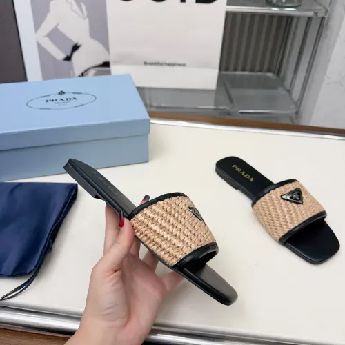 Replica Prada Slippers For Women #1417596 $82.00 USD for Wholesale