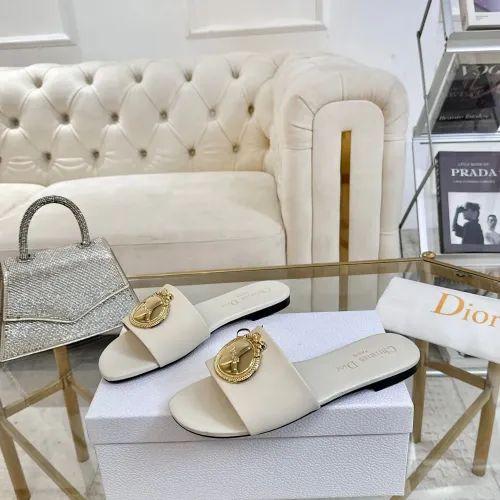 Replica Christian Dior Slippers For Women #1417607 $82.00 USD for Wholesale