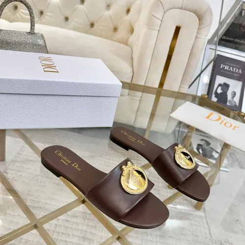 Replica Christian Dior Slippers For Women #1417611 $82.00 USD for Wholesale
