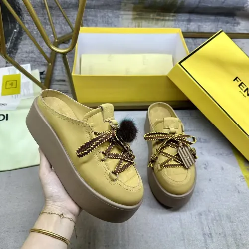 Replica Fendi Slippers For Women #1417645 $98.00 USD for Wholesale