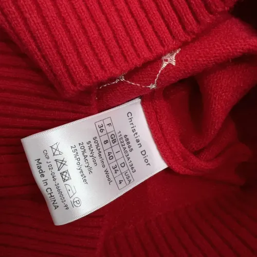Replica Christian Dior Sweaters Long Sleeved For Women #1417728 $72.00 USD for Wholesale