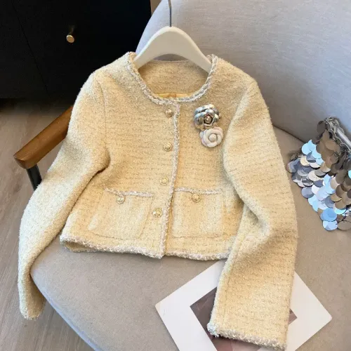 Replica Chanel Coats Long Sleeved For Women #1417737 $82.00 USD for Wholesale